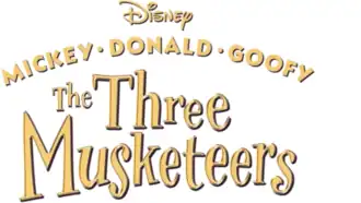 Mickey, Donald en Goofy als de drie musketiers