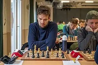 Ratsma in actie in de KNSB-competitie, december 2023