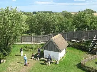 Binnenplaats van het Middelaldercenter