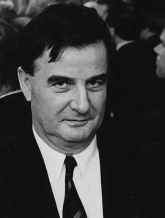 Miel Otto op Nieuwjaarsreceptie KvK in Nijmegen, 1993.