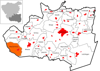 Kaart van Miesterhorst