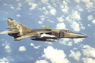 Een vergelijkbare MiG-23