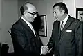 President Miguel Alemán Valdés met premier Levi Eshkol.