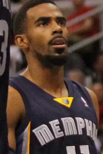 Mike Conley Jr. in 2013 met de Memphis Grizzlies