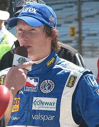 Mike Conway in 2009.