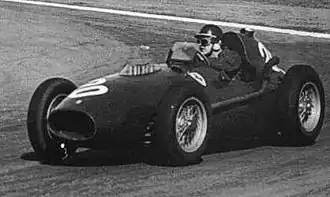 Mike Hawthorn, wereldkampioen 1958, (foto: Argentinië)