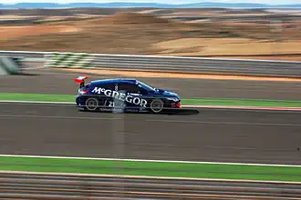 Mike Verschuur in actie, 2009