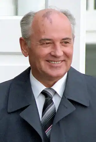 Michail Gorbatsjov in 1986