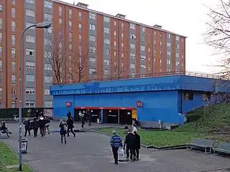 Het stationsgebouw in 2013