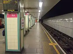 Het zuidelijke perron na de opknapbeurt in 2012.