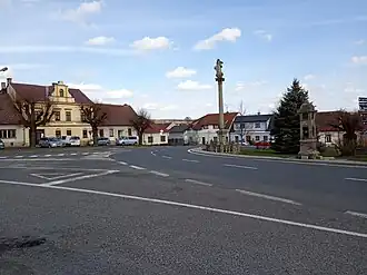 Erbenplein in Miletín