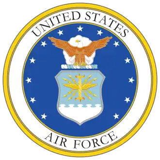 alt=Zegel van de Amerikaanse luchtmacht Logo van de Amerikaanse luchtmacht