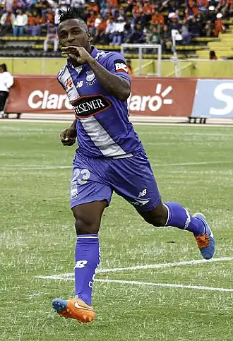 Bolaños in 2015 als speler van Emelec
