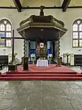 Interieur van de kerk