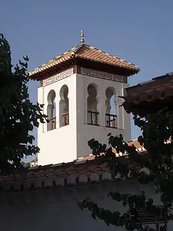 Minaret in het voormalige Al-Andalus, Granada