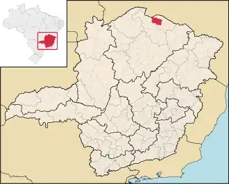 Kaart van Gameleiras