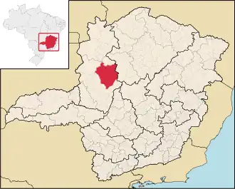 Kaart van João Pinheiro