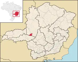 Kaart van Serra do Salitre