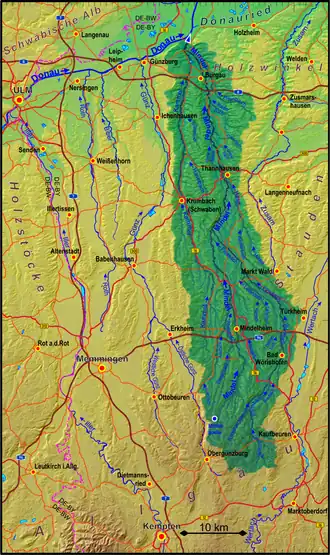 Stroomgebied van de Mindel