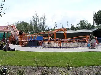 Achtbaan van Mini Mundi