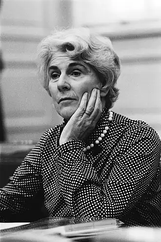Minister Gardeniers in 1982