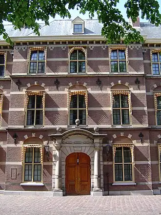 Het ministerie van Algemene Zaken aan het Binnenhof