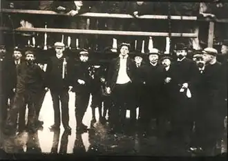 De winnaars bij de finish