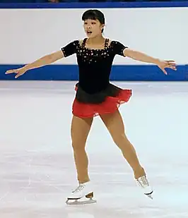 Mira Leung tijdens de WK junioren (2005)