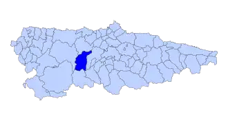 Kaart van Belmonte de Miranda