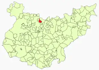 Kaart van Mirandilla