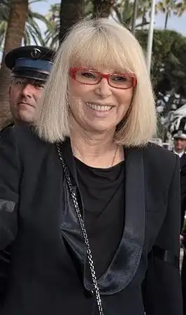 Mireille Darc op het Filmfestival van Cannes (2010)