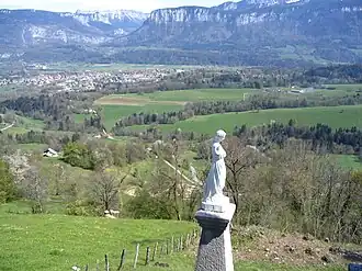 Gezicht op Miribel les Echelles