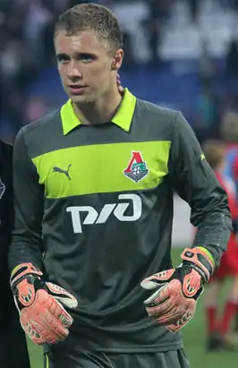 Lobantsev in 2012 als speler van Lokomotiv Moskou