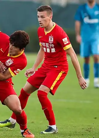 Oršić als speler van Changchun Yatai in 2016
