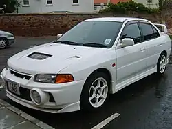 Mitsubishi Lancer Evolution IV (CN9A) – White
