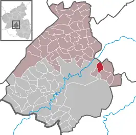 Kaart van Mittelreidenbach