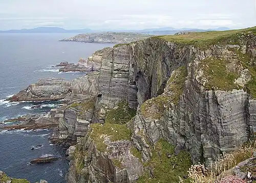 De kliffen van Mizen Head