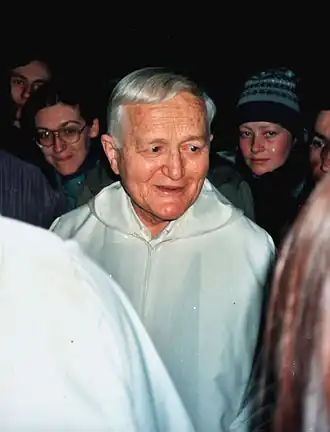 Frère Roger, 1991.