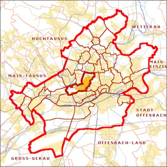 Kaart van Bockenheim