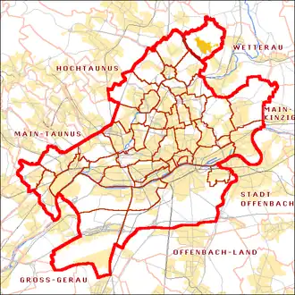 Kaart van Nieder-Erlenbach