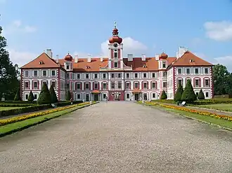 Het kasteel van Mnichovo Hradiště
