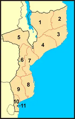 Provincies van Mozambique