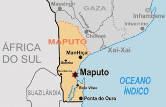 Kaart van Maputo