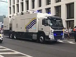 Mobiele röntgenscanner met nieuwe belijning