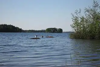 De zuidkant van Möckeln gezien vanuit Älmhult