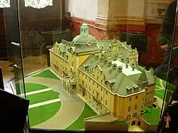Maquette van het slot Bückeburg