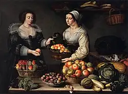 De groente-en-fruitverkoopster (1631)