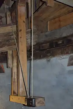 Hangereel met kneppel