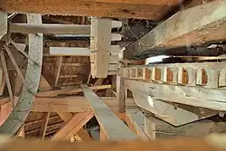 Aandrijving spoorwiel door vroegere elektromotor