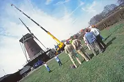 Roesteken van nieuw opgehekte roeden in april 1996